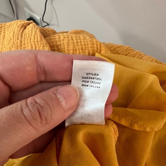 Lulu's Gold Halter Sundress Sleeveless Mini - Picture 9 of 10